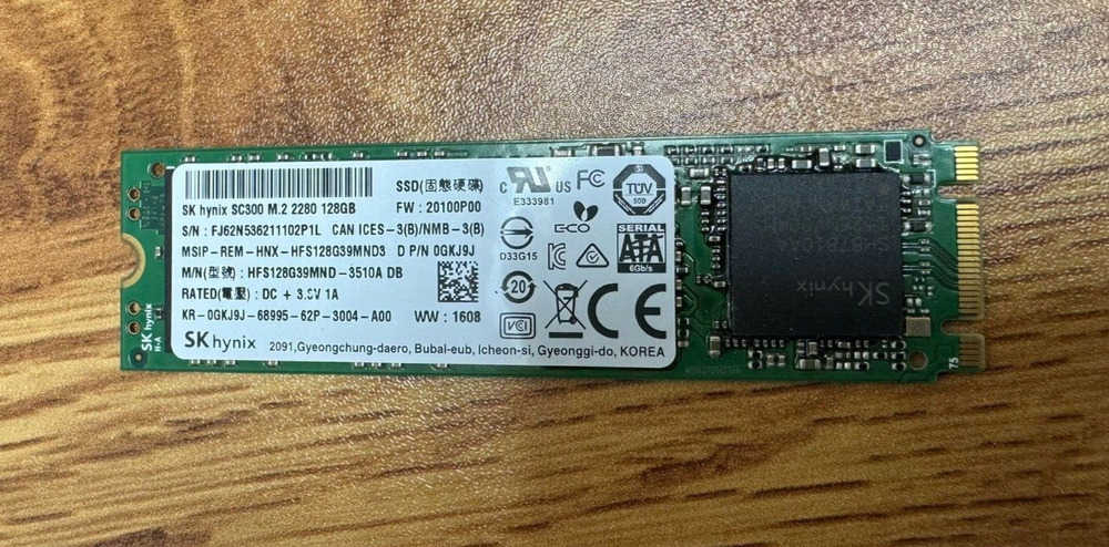 2-Pack 128GB M.2 2280 SATA SSD - High-Quality Storage from Major Brands