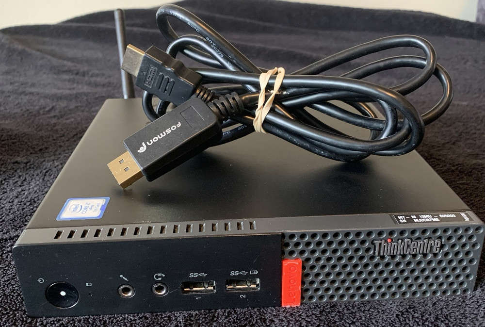 Lenovo M910Q Tiny Desktop PC - 7th Gen i7, 3.00GHz, 2TB NVMe + 512GB SSD, Windows 11
