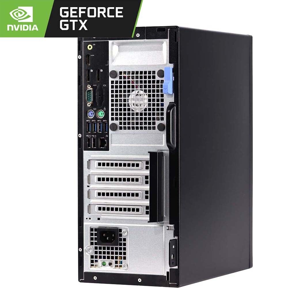 Dell Gaming Desktop Computer - Intel i7, 16GB RAM, 2TB HDD + 128GB SSD, 22" LCD, Windows 10