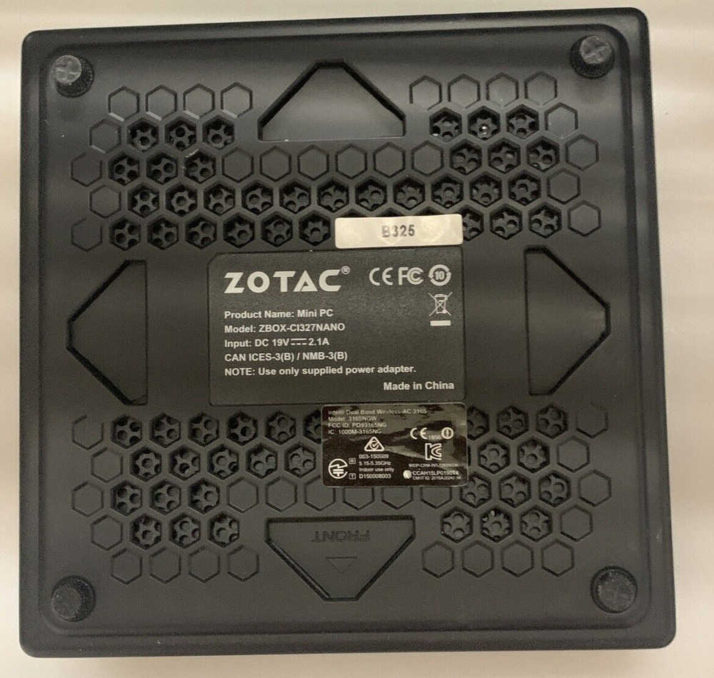 Zotac ZBOXC1327 Nano C Series Mini PC