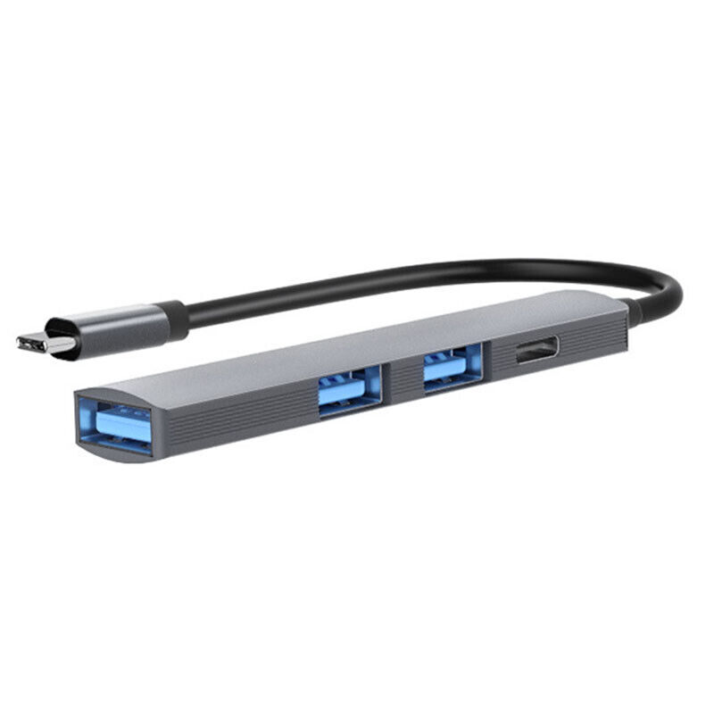 4-Port USB C Hub Adapter for MacBook Pro, Mac, Samsung