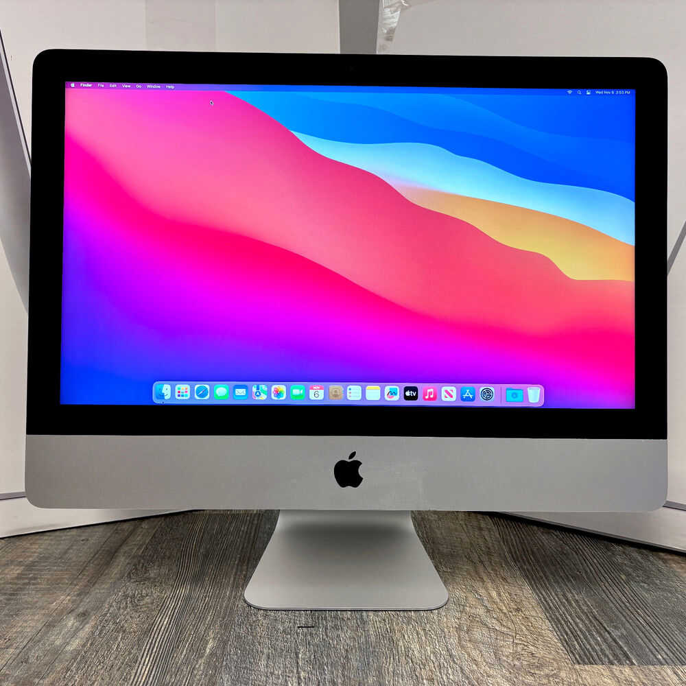 Apple iMac 21.5 Inch All-In-One Desktop Computer - 1TB HDD, 16GB RAM (2017/2019 Model)