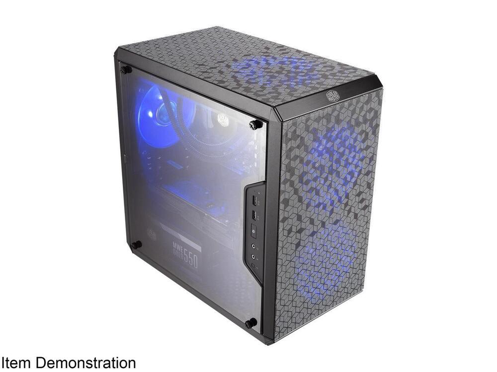 MasterBox Q300L mATX PC Case with Transparent Acrylic and Magnetic Dust Filter