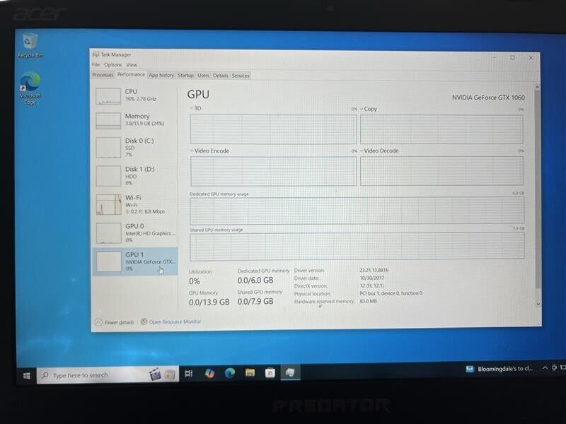 ASUS Predator Helios 300 Gaming Laptop - Powerhouse Performance