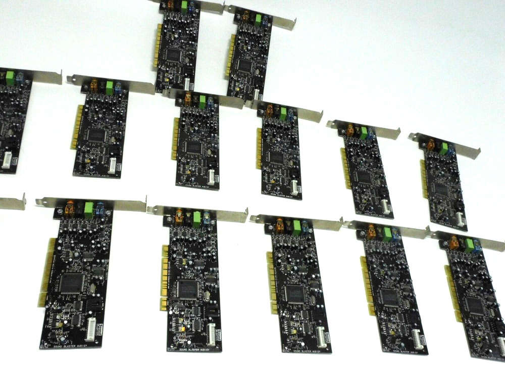 16-Piece Lot of Creative Sound Blaster SE SB0570 PCI71C1+ Channel Sound Cards