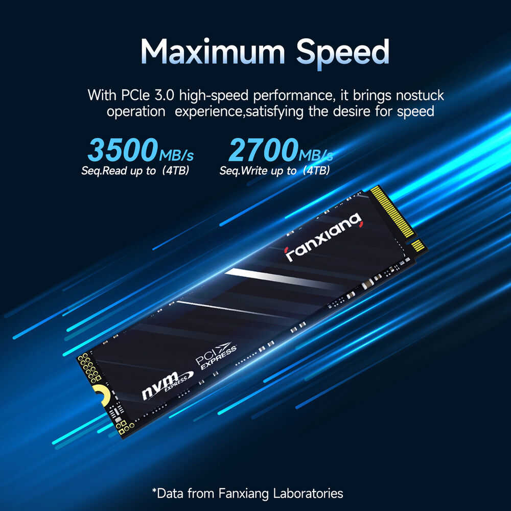 Fanxiang 4TB M.2 NVMe SSD PCIe Gen 3 X4 High-Speed Internal Storage Drive