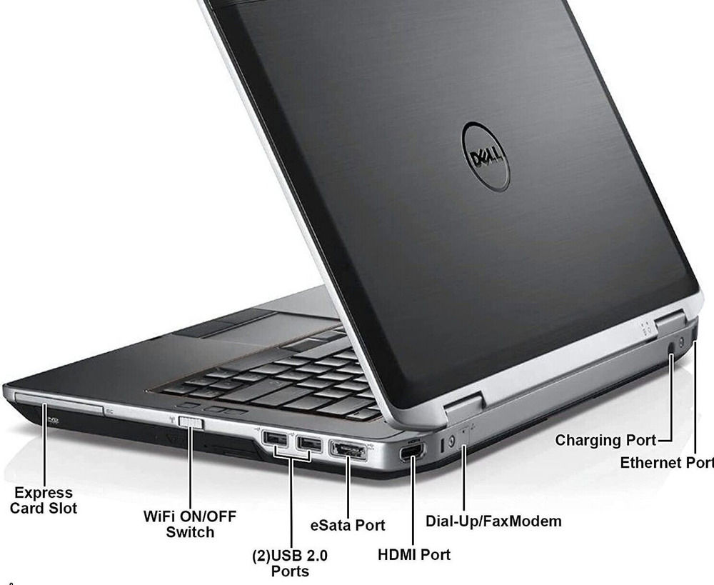 Dell Latitude Laptop PC - 14" Display, 16GB RAM, 1TB HDD, Windows 10
