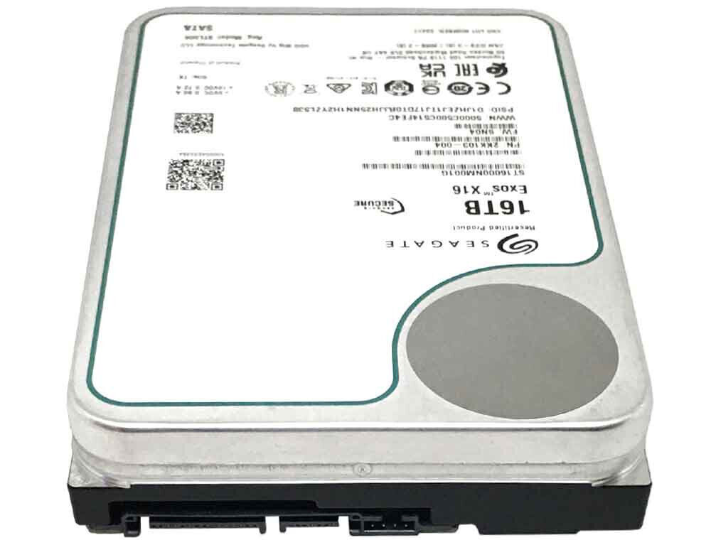 Seagate EXOS X16 16TB High-Capacity Enterprise HDD