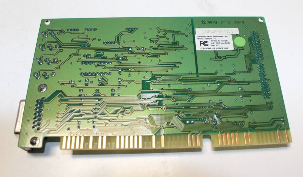 Vintage AdWave 32 TeleWave Q32/3D OPTi 82C931 ISA Sound Card - New