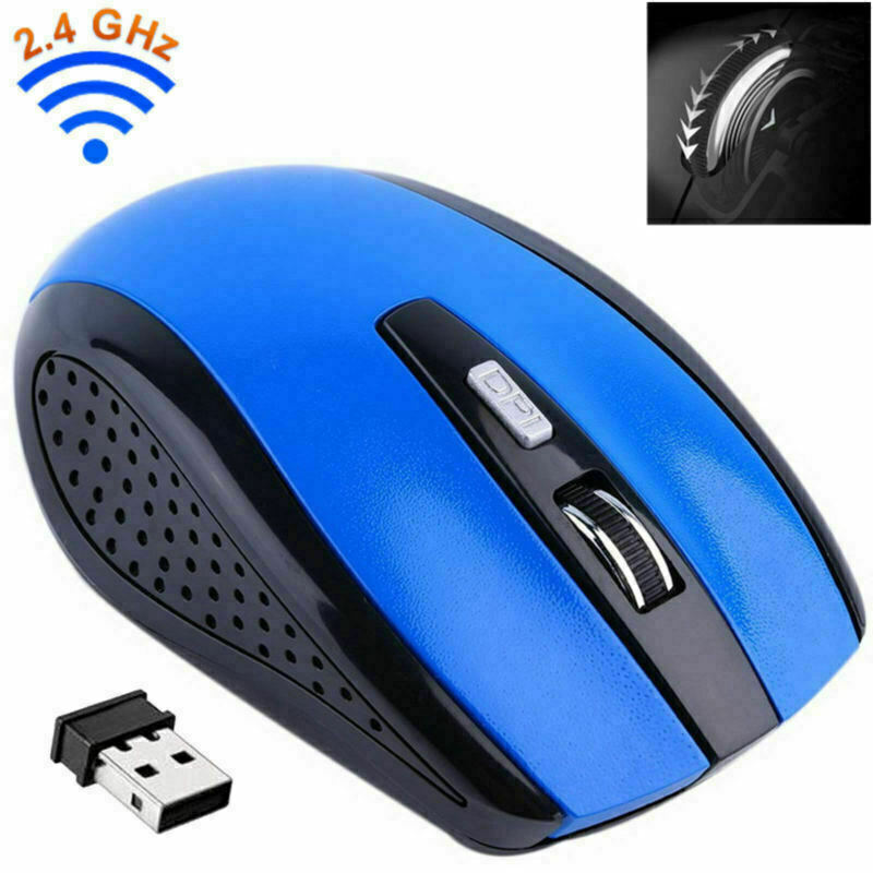 2.4GHz Wireless Optical Mouse with USB Receiver
