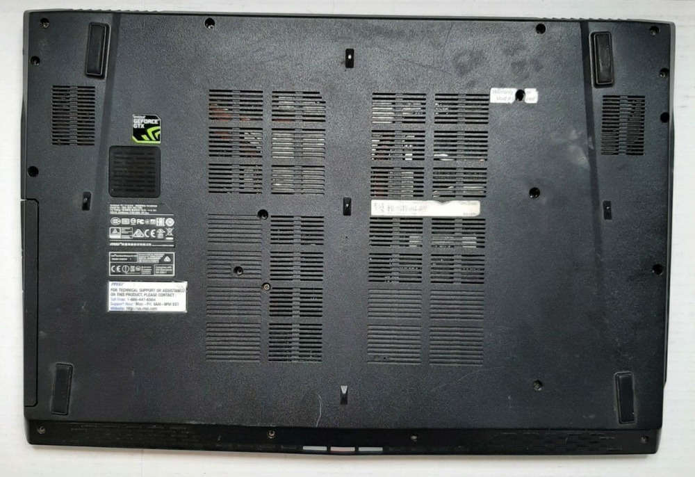 MSI Laptop MS-1795 - Core i7, 2.6GHz, 8GB RAM, No Storage/OS, Bad LCD