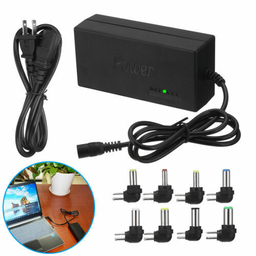 96W Universal Laptop Charger Adapter | 12-24V Adjustable Power Supply