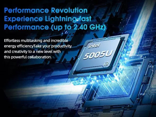 SGIN 17.3" HD+ Laptop with Intel Celeron i3, 4GB RAM, 128GB SSD
