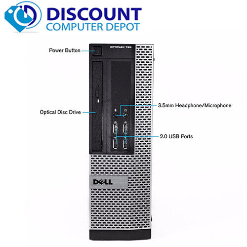 Dell Desktop Computer with Intel i5, 8GB RAM, 500GB HDD, 19" LCD