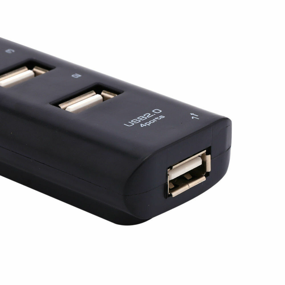 4-Port USB 2.0 Hi-Speed Hub for PC and Notebook