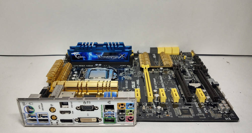 ASUS Z87-PRO Motherboard with i7-4771 CPU, 16GB DDR3 RAM