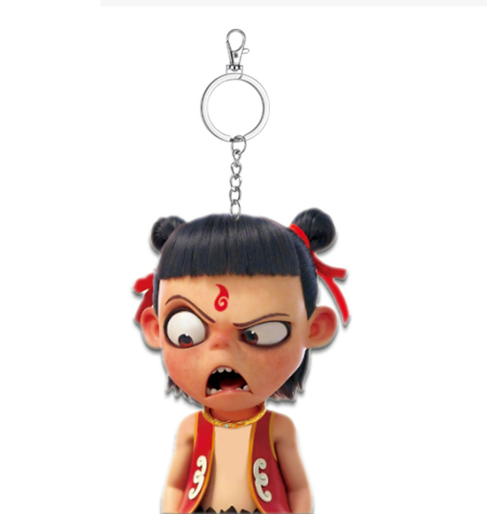 Nezha Themed Keychain - A Stylish and Unique Accessory