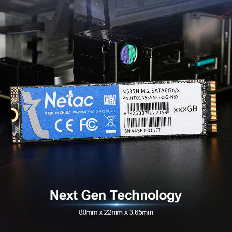 Netac M.2 SATA 6Gb/s SSD - High-Capacity Internal Storage Solutions