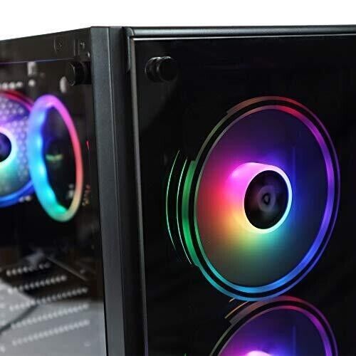 High-Performance Gaming PC with Intel i7 8700, 32GB RAM, SSD + 2TB HD