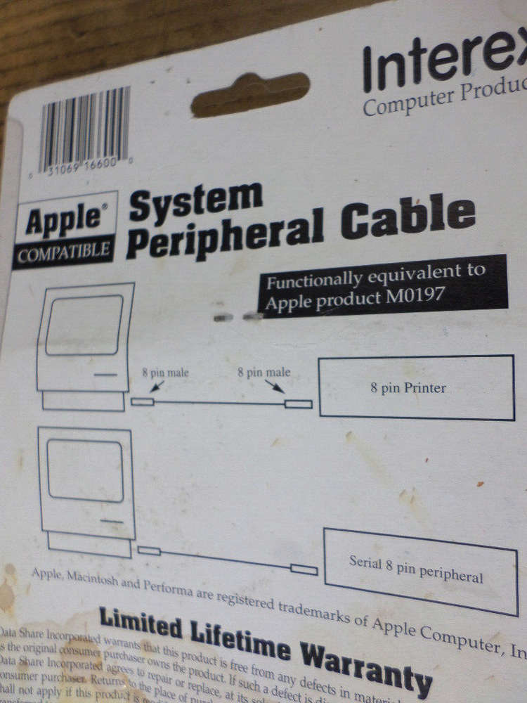 Interex Computer Products I-66a 6 System Peripheral Cable