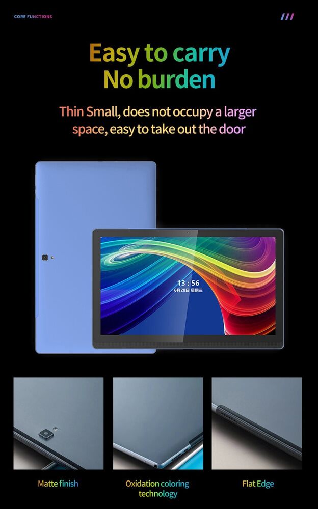 14" Dual SIM 5G Tablet PC with 16GB RAM, 1TB ROM, Android 13