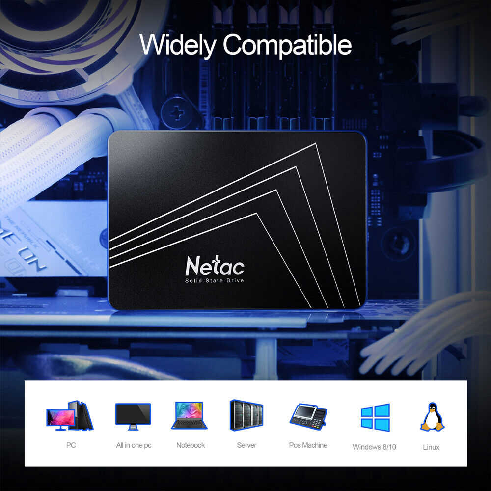 Netac 2.5" SATA III M.2 NVMe PCIe 4.0 Gen 4x4 Internal SSD
