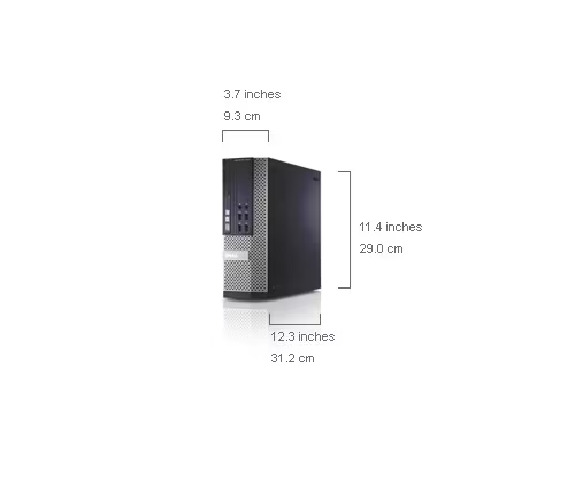Windows 11 Dell i3 Desktop PC with 16GB RAM, 1TB HDD, 20" LCD, WiFi - Office 2021