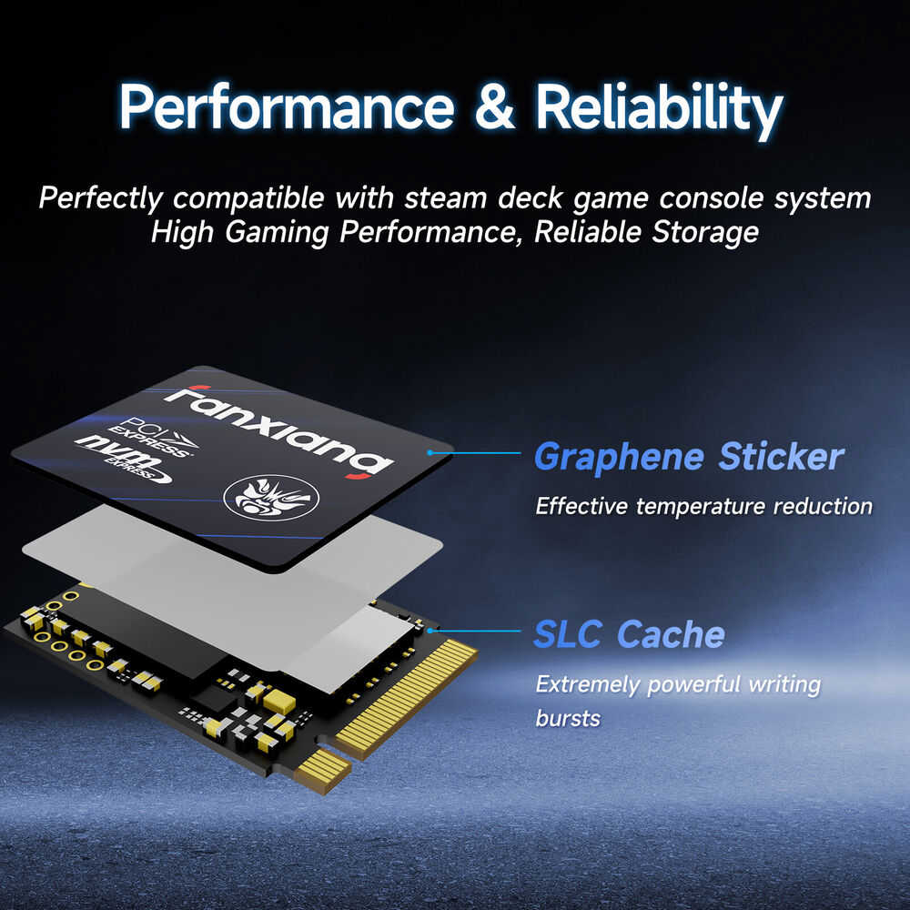 Fanxiang M.2 NVMe SSD 500GB PCIe 4.0 High-Speed Storage