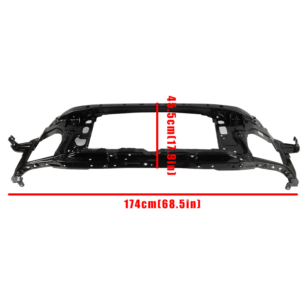 Upgraded Black Radiator Support for 2016-2023 Toyota Tacoma
