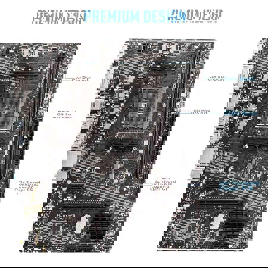 MSI A520M-A PRO AM4 Micro-ATX Motherboard with USB3.2 Gen1