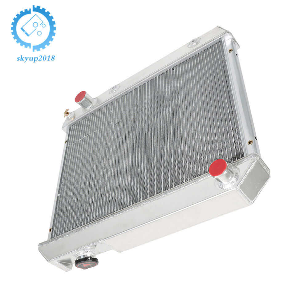 Upgraded 3-Row Aluminum Radiator for 1963-1966 Chevy C10 V8 Trucks