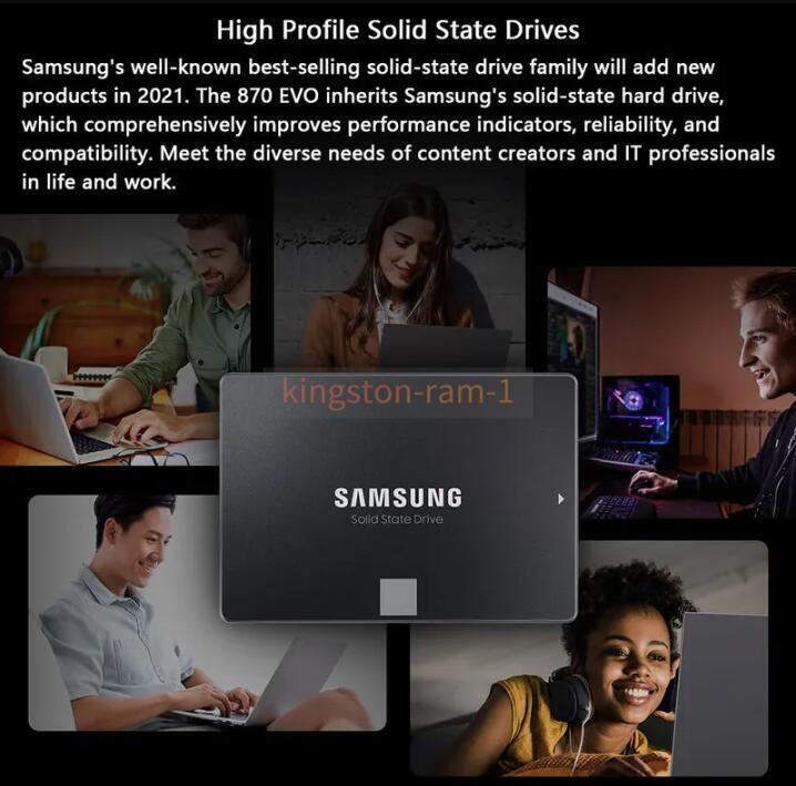 Samsung 2.5 Inch SATA III SSD 870 EVO - High-Capacity Storage Solutions