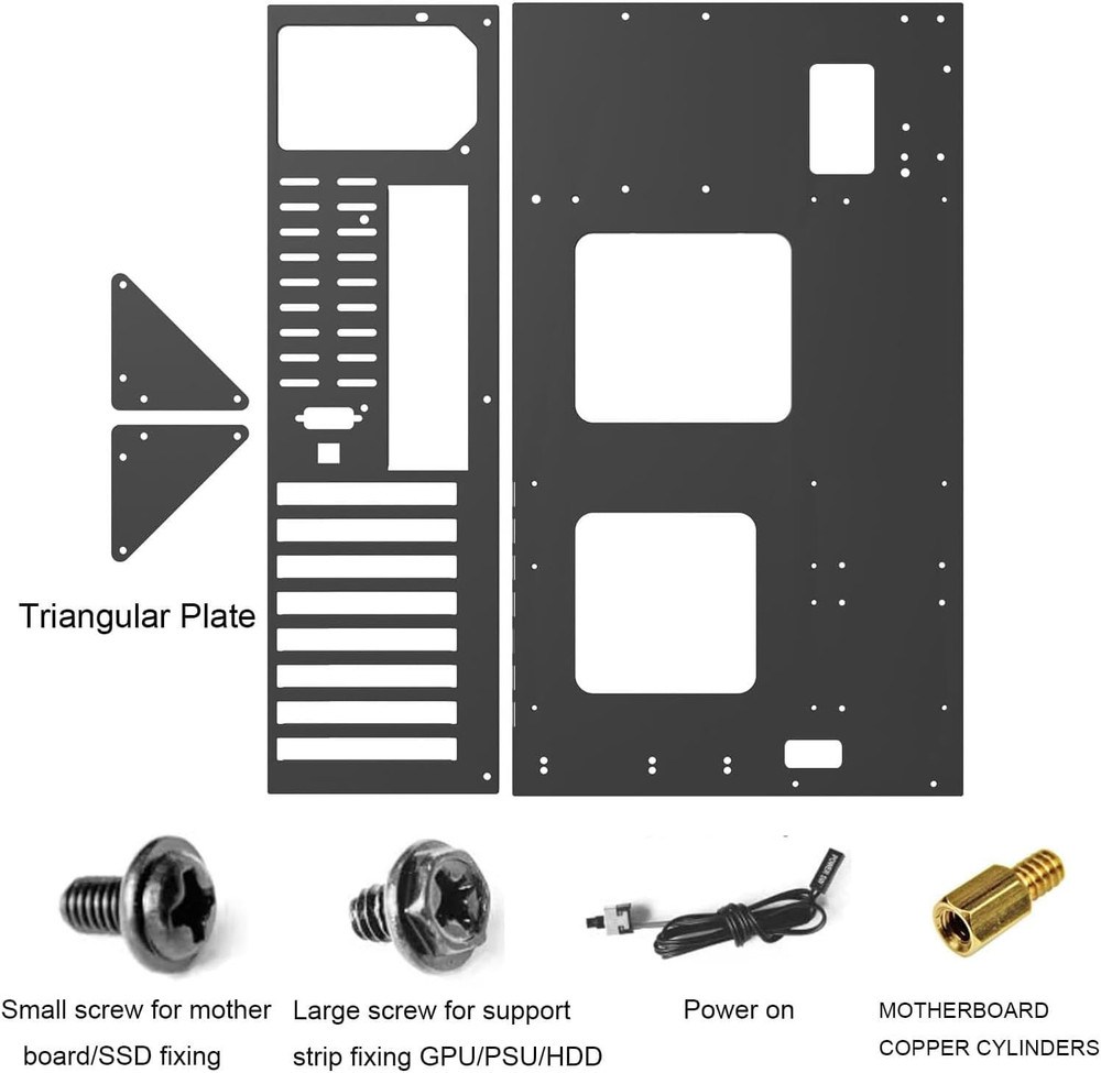 Premium ATX Open Chassis Gaming Case