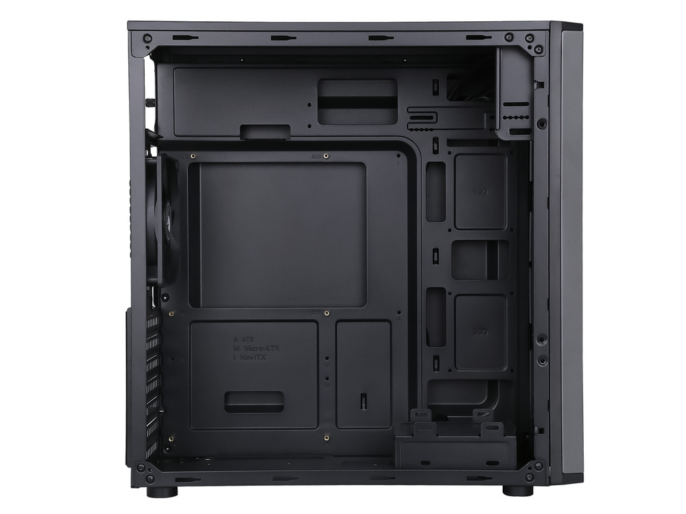 Sama Jazovo Black ATX Mid Tower Gaming PC Case with 3 x120mm Fans and USB 3.0