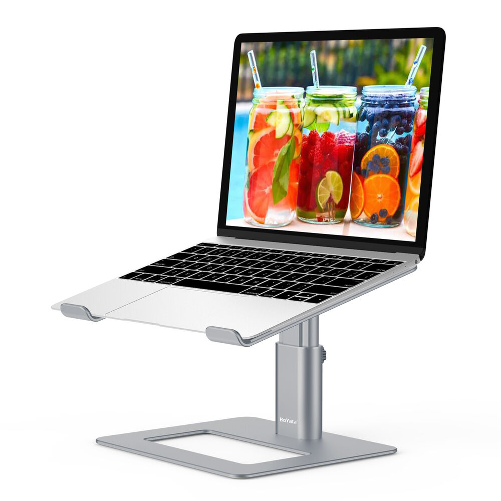 Ergonomic Aluminum Laptop Stand for Desk, Adjustable Holder 10-16
