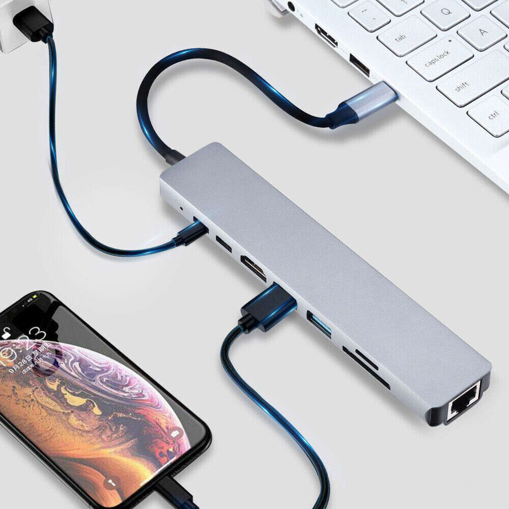USB-C to Ethernet Multiport Adapter for MacBook Pro/Air and iPad Pro