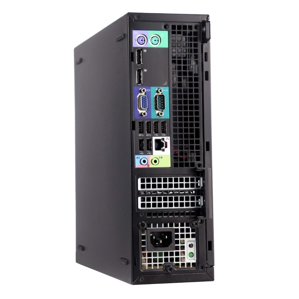 Dell OptiPlex Desktop Computer PC i5 16GB 2TB HD Dual 2x22in LCD Windows 10 Pro