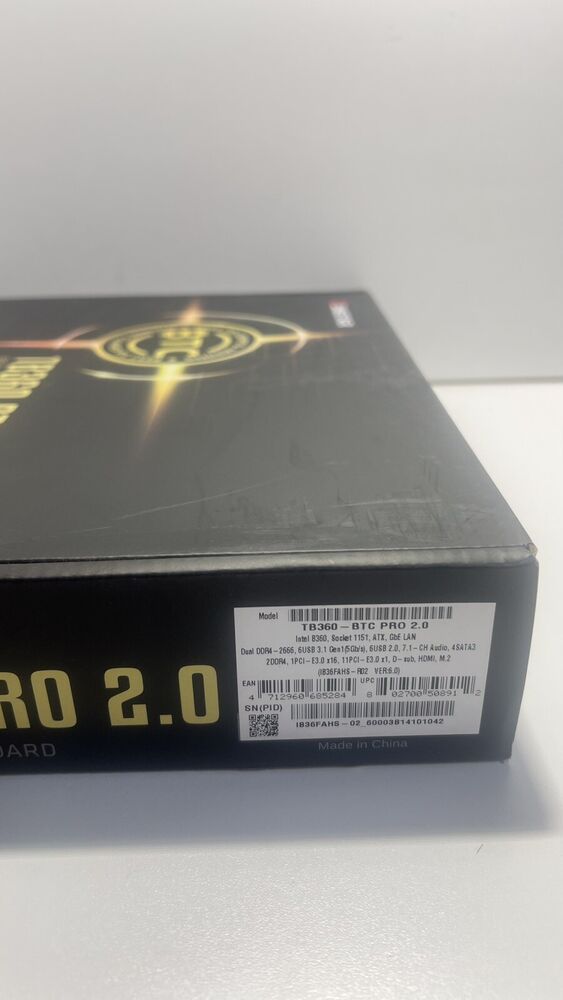 BIOSTAR TB360-BTC Pro 2.0 6Gb/s LGA1151 Intel Motherboard