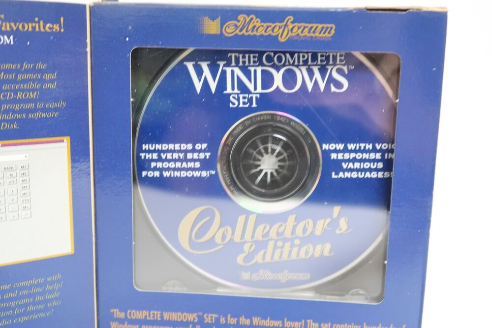 The Complete Windows Set Collectors Edition - Microforum Computer Program Software