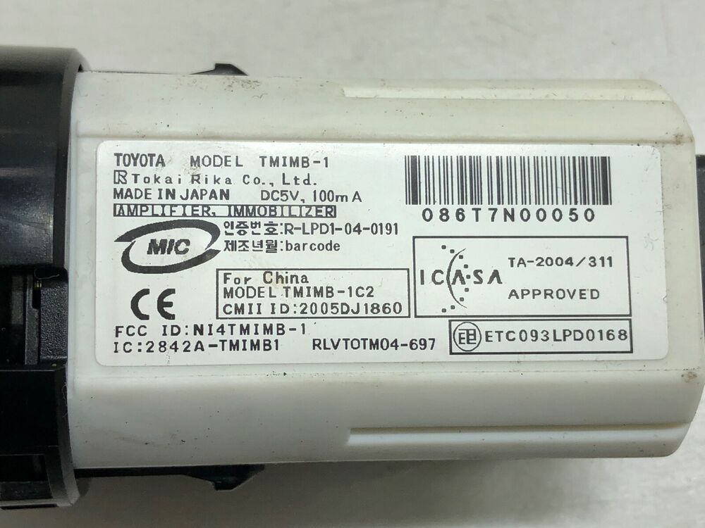 2007-2012 Lexus LS460 Engine ECU with Ignition Switch & Key OEM