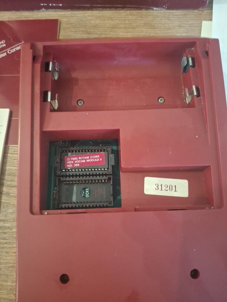 Vintage Monty Plays Scrabble 1982 Portable Computer