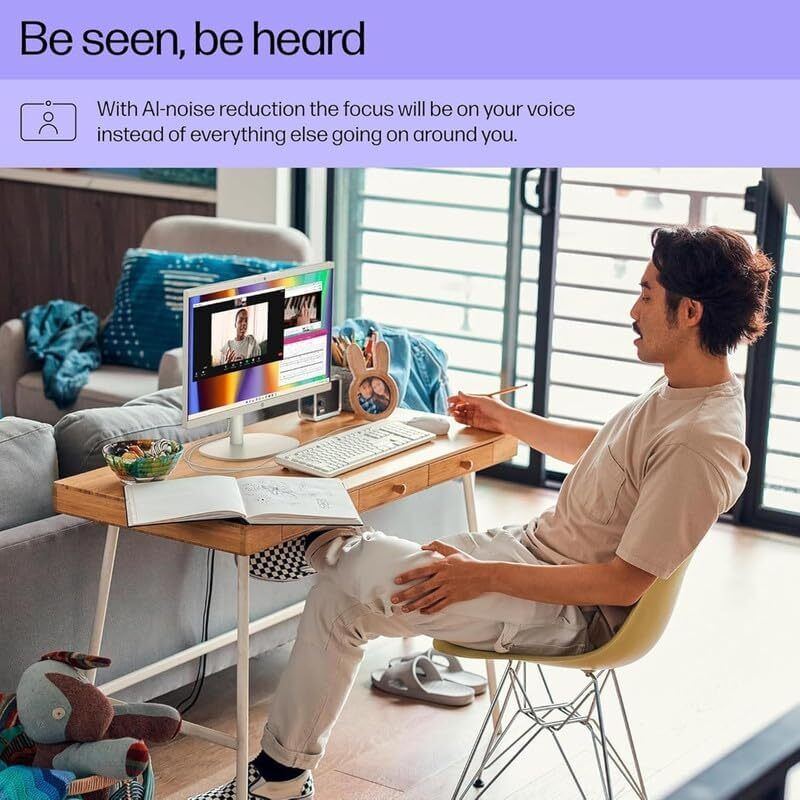 2024 HP All-In-One Computer with 21.5" Display, Intel Celeron, Up to 32GB RAM & 2TB SSD, Windows 11 Pro