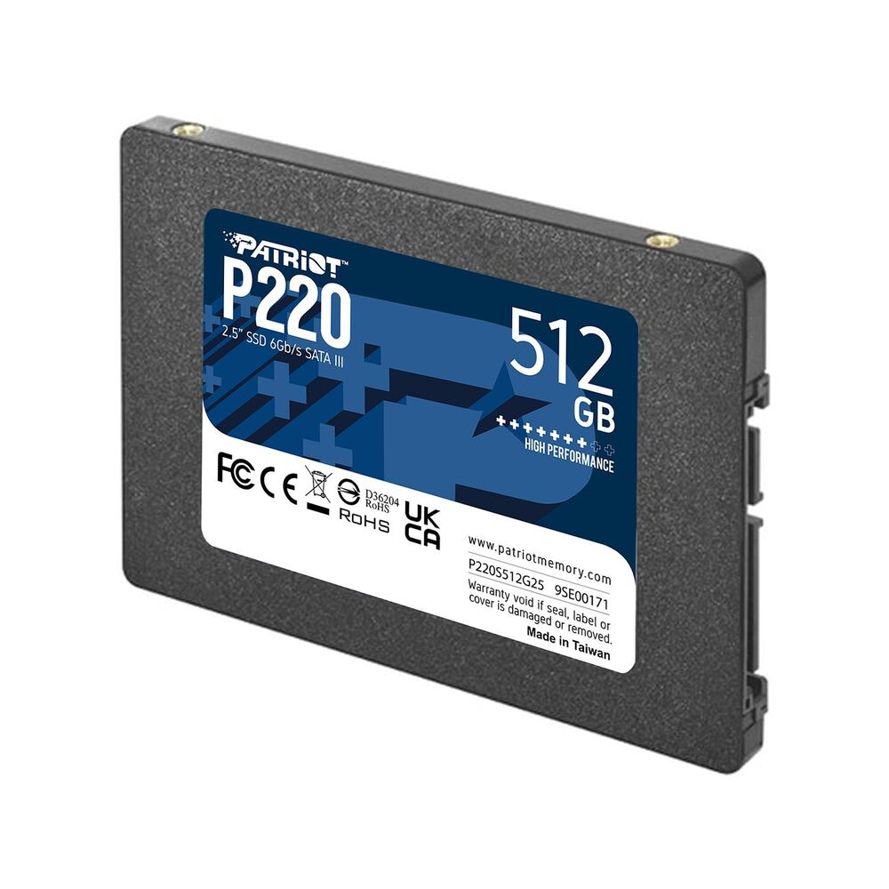 Patriot P220 256GB SSD - High-Speed SATA III Internal Storage for PC/MAC