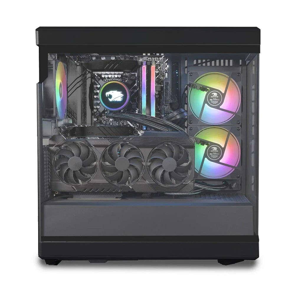 iBUYPOWER Y40 Gaming Desktop with Liquid Cooling, Ryzen 7 7700, 16GB RAM, 1TB HDD, RTX 4070