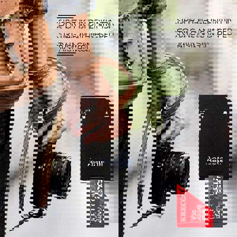 High-Capacity Micro SD Cards with Adapter - 32GB to 1024GB
