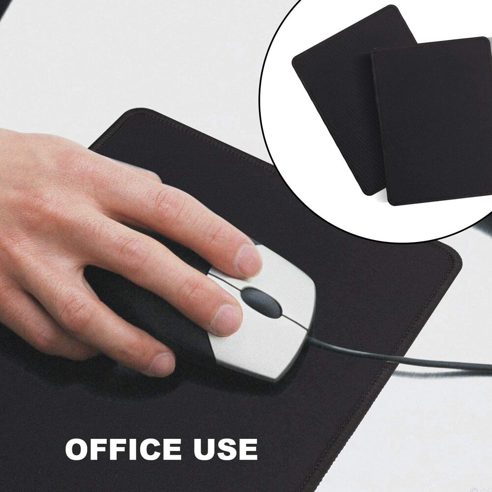 2-Pack Enhanced Grip Mouse Pads for PC and Laptop Gaming