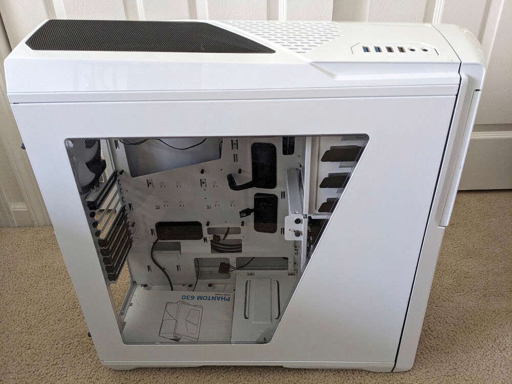 NZXT Phantom ATX Full Tower Case White - Premium Gaming Enclosure