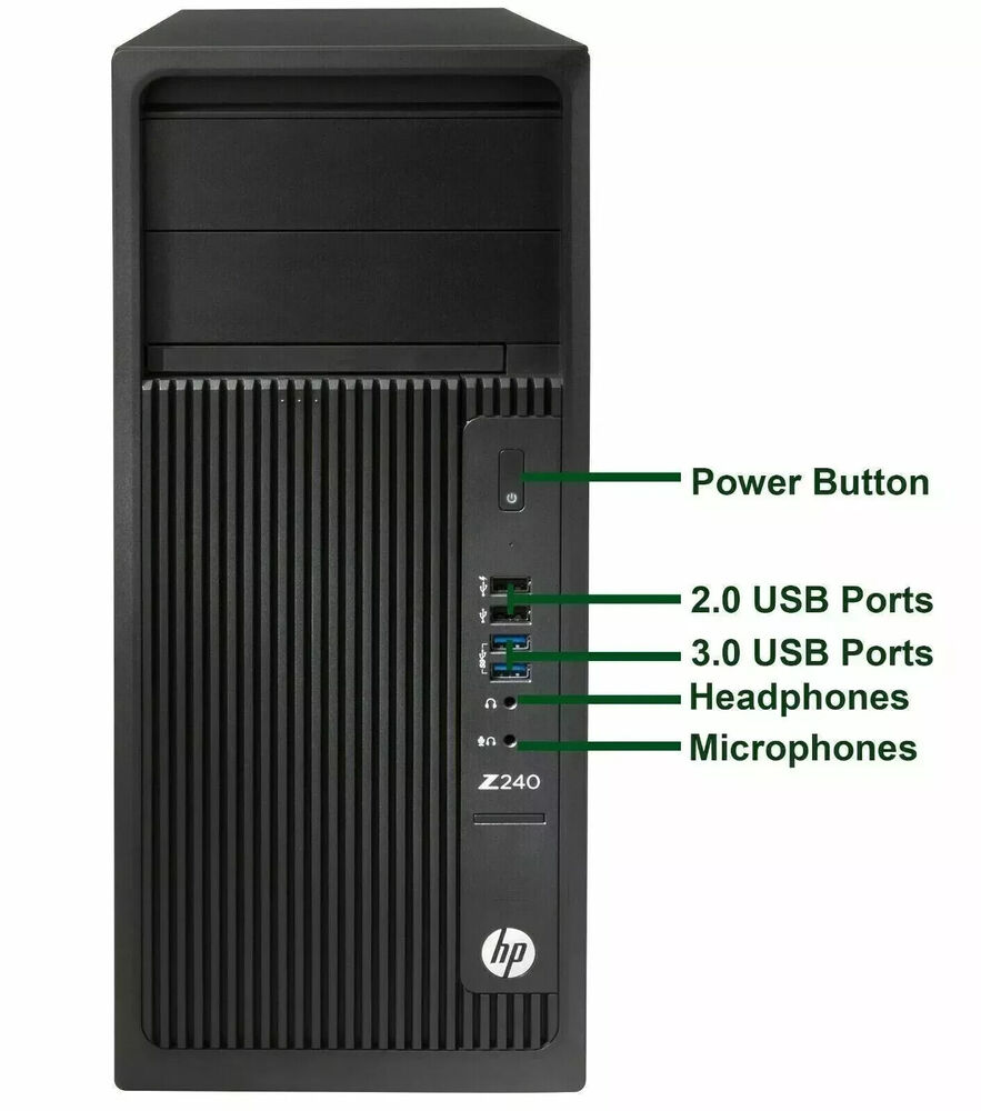 HP Gaming Workstation Desktop with i7, 32GB RAM, 512GB SSD, GeForce GTX, Win11Pro