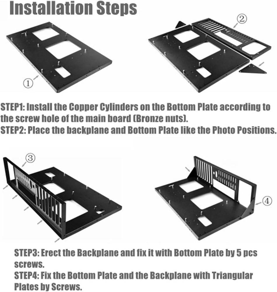 Premium ATX Open Chassis Gaming Case