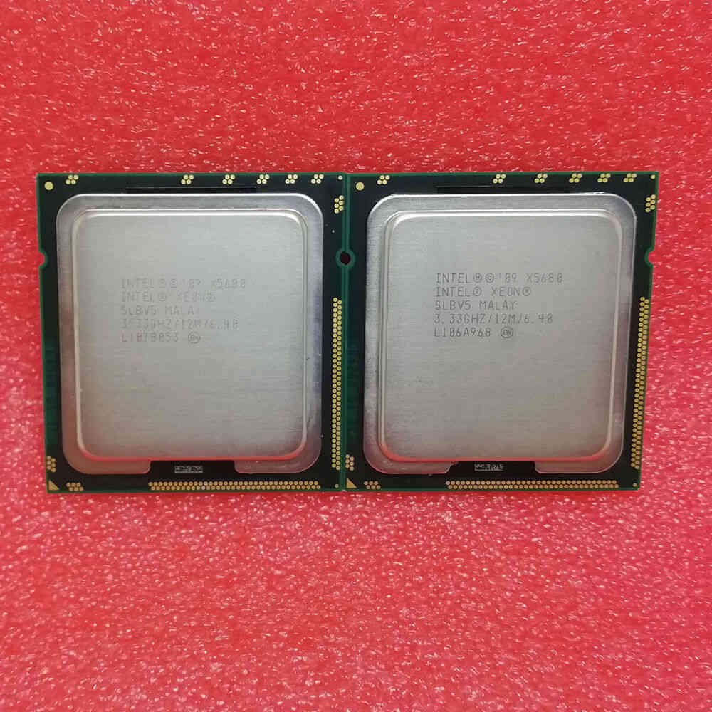 Pair of Xeon X5650-X5690 LGA1366 CPUs